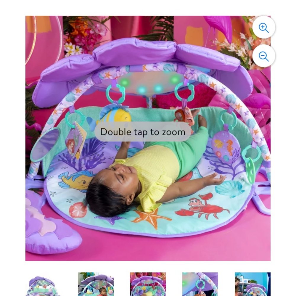 Little mermaid baby playmat